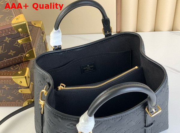 Louis Vuitton Babylone Tote PM Black Monogram Empreinte Embossed Cowhide Leather M11393 Replica