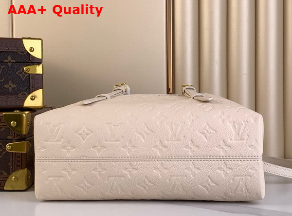 Louis Vuitton Babylone Tote PM Cream Monogram Empreinte Embossed Cowhide Leather M11394 Replica