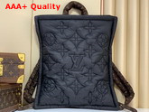 Louis Vuitton Backpack Black Econyl Part of the LV Pillow Capsule Collection M58981 Replica