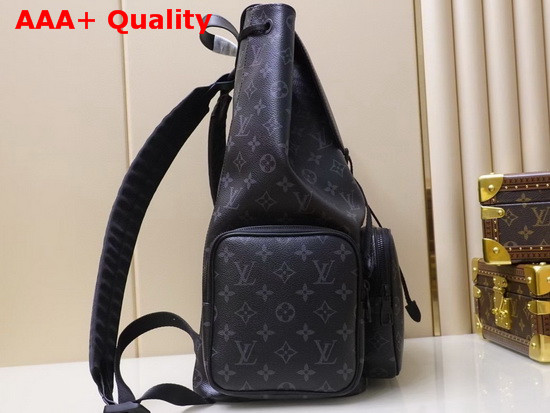 Louis Vuitton Backpack Trio in Monogram Eclipse Canvas M45538 Replica