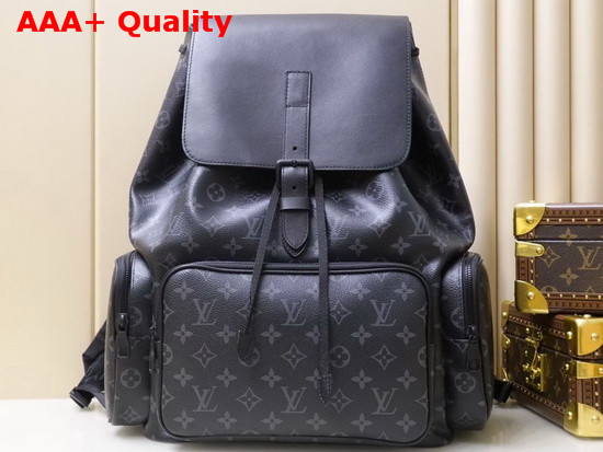 Louis Vuitton Backpack Trio in Monogram Eclipse Canvas M45538 Replica