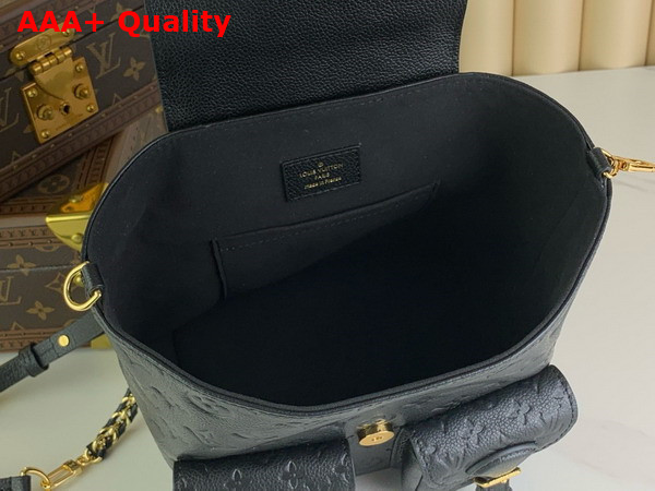 Louis Vuitton Backup Backpack in Black Monogram Empreinte Leather M47072 Replica