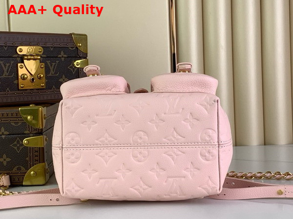 Louis Vuitton Backup Backpack in Pink Opale Monogram Empreinte Leather M47074 Replica