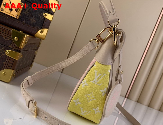 Louis Vuitton Bagatelle Beige Monogram Empreinte Leather M46113 Replica