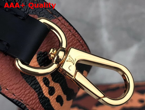 Louis Vuitton Bandouliere Strap Monogram Canvas Combines Animal Prints J02455 Replica