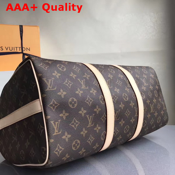 Louis Vuitton Bandoulieres 45 Monogram Canvas Featuring Creative Director Nicolas Ghesquieres Playful Take On Classic Hotel Stickers Replica