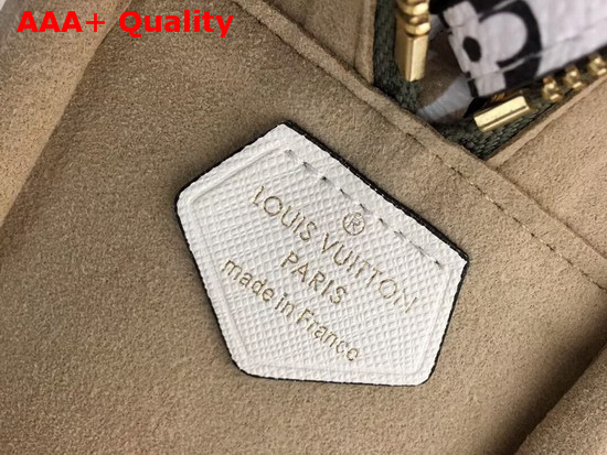 Louis Vuitton Beach Pouch Khaki Monogram Coated Canvas and Transparent PVC M67610 Replica