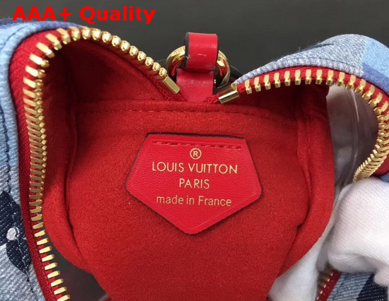 Louis Vuitton Beach Pouch Monogram Denim Canvas and Transparent PVC M68765 Replica