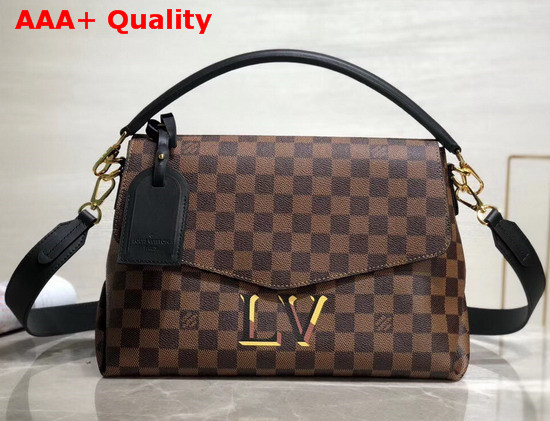 Louis Vuitton Beaubourg MM Noir Damier Ebene Coated Canvas N40177 Replica