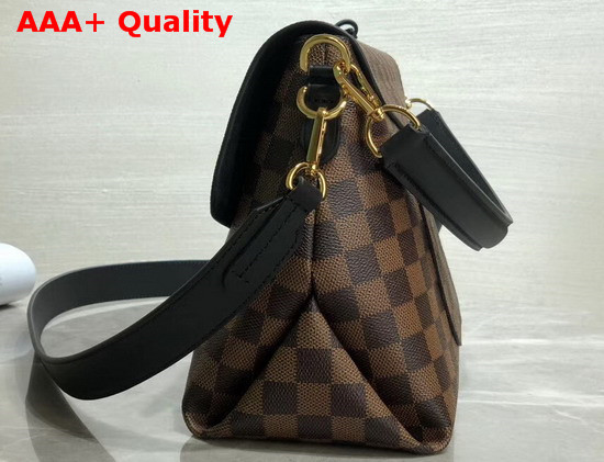 Louis Vuitton Beaubourg MM Noir Damier Ebene Coated Canvas N40177 Replica