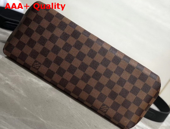 Louis Vuitton Beaubourg MM Noir Damier Ebene Coated Canvas N40177 Replica