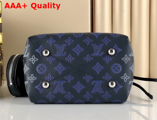 Louis Vuitton Bella Bag in Navy Blue Mahina Perforated Calfskin M59552 Replica