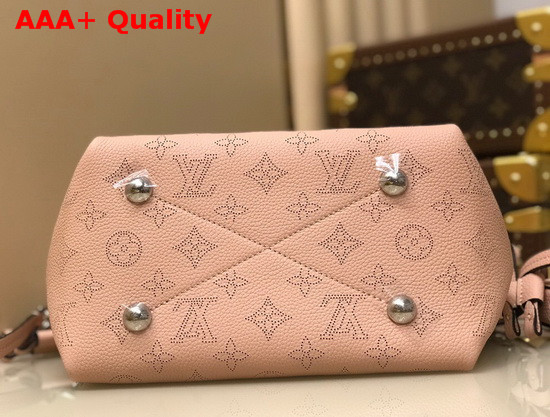 Louis Vuitton Bella Bucket Bag Magnolia Pink Mahina Perforated Calf Leather M57068 Replica