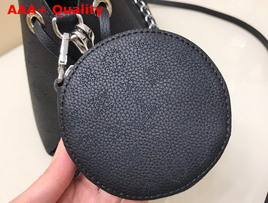 Louis Vuitton Bella Bucket Bag in Black Mahina Perforated Calf Leather M57070 Replica