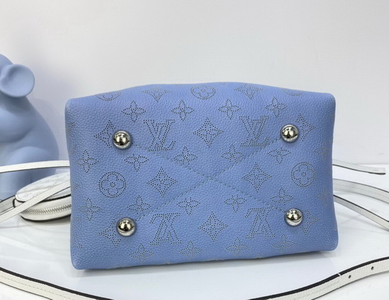 Louis Vuitton Bella Bucket Bag in Blue Mahina Leather Gradient Color M57856 Replica