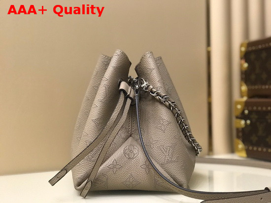 Louis Vuitton Bella Bucket Bag in Galet Mahina Calf Leather M57201 Replica