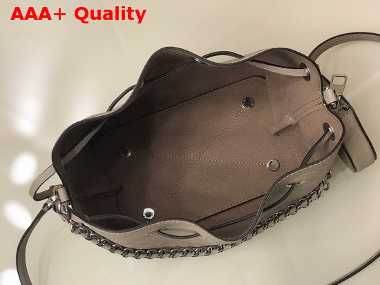 Louis Vuitton Bella Bucket Bag in Galet Mahina Calf Leather M57201 Replica