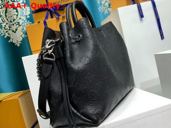 Louis Vuitton Bella Tote in Black Mahina Perforated Calfskin M59200 Replica