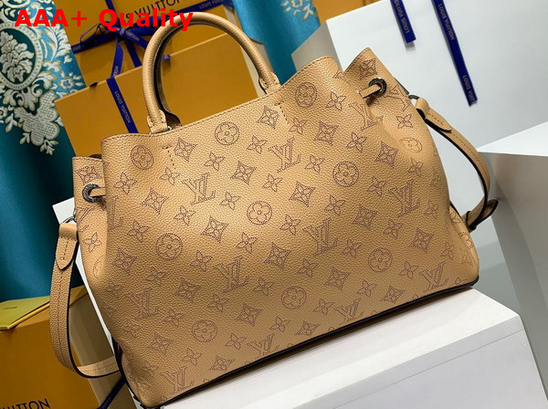 Louis Vuitton Bella Tote in Caramel Mahina Perforated Calfskin Replica