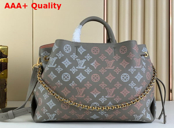 Louis Vuitton Bella Tote in Gray Mahina Perforated Calfskin M23395 Replica