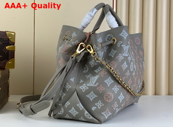 Louis Vuitton Bella Tote in Gray Mahina Perforated Calfskin M23395 Replica