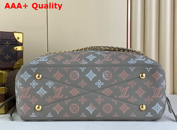 Louis Vuitton Bella Tote in Gray Mahina Perforated Calfskin M23395 Replica