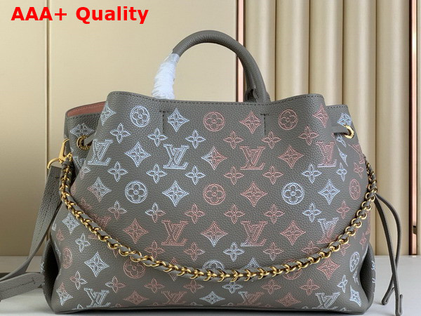 Louis Vuitton Bella Tote in Gray Mahina Perforated Calfskin M23395 Replica