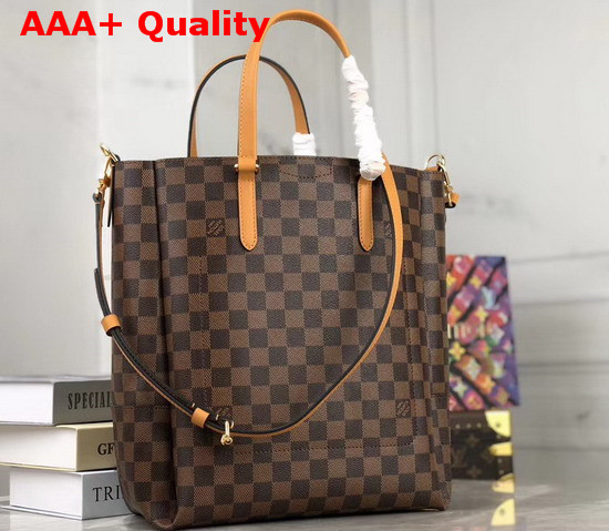 Louis Vuitton Belmont MM Damier Coated Canvas and Safran Smooth Cowhide Trim Replica