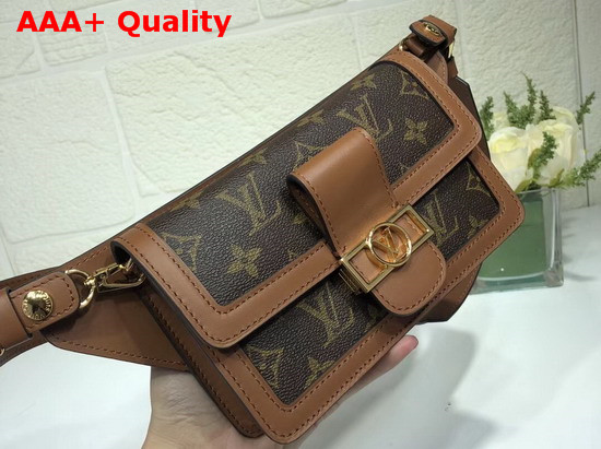 Louis Vuitton Belt Bag in Monogram Canvas and Brown Smooth Calf Leather Replica