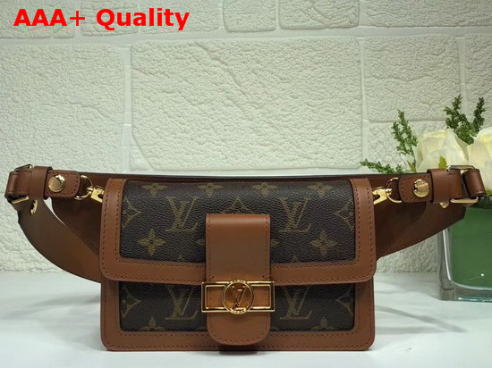 Louis Vuitton Belt Bag in Monogram Canvas and Brown Smooth Calf Leather Replica