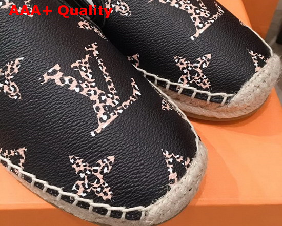 Louis Vuitton Bidart Espadrille Black Monogram Giant Canvas Replica