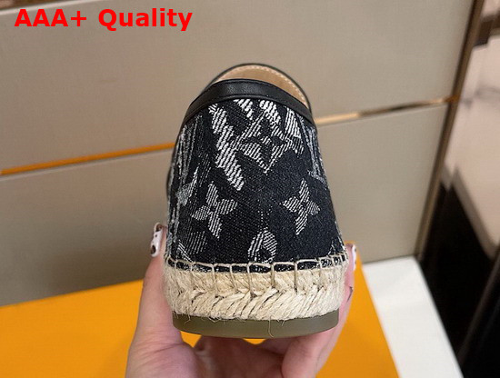 Louis Vuitton Bidart Espadrille Blue Monogram Tapestry Denim 1A8LHL Replica