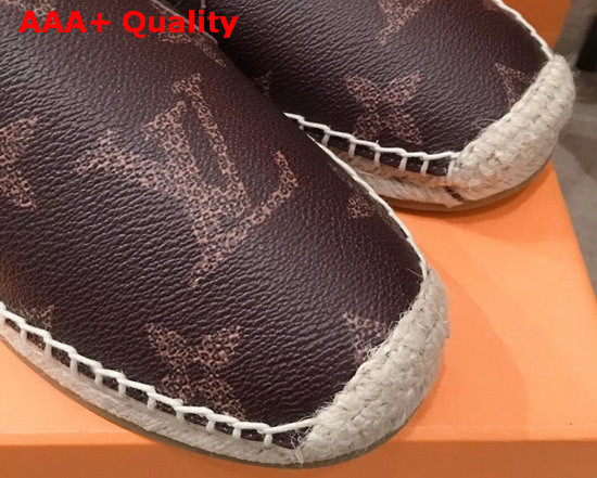 Louis Vuitton Bidart Espadrille Brown Monogram Giant Canvas Replica