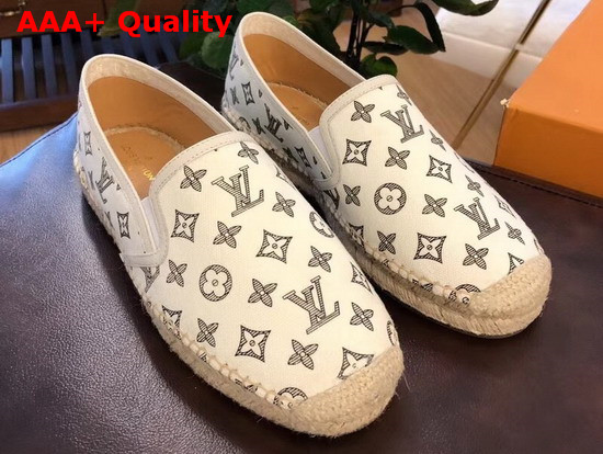 Louis Vuitton Bidart Espadrille Dune Printed Canvas Monogram Replica