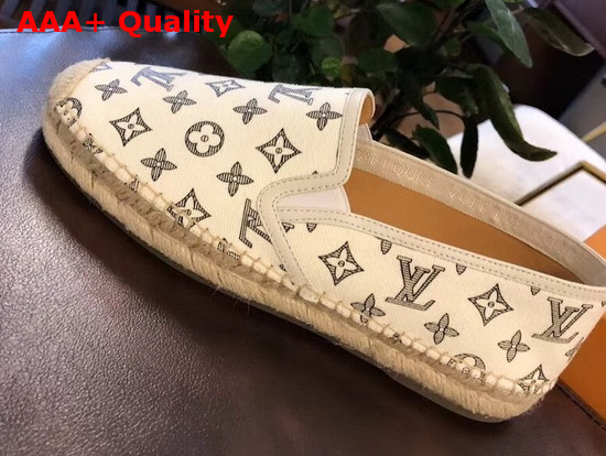 Louis Vuitton Bidart Espadrille Dune Printed Canvas Monogram Replica