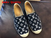 Louis Vuitton Bidart Espadrille Encre Printed Canvas Monogram Replica