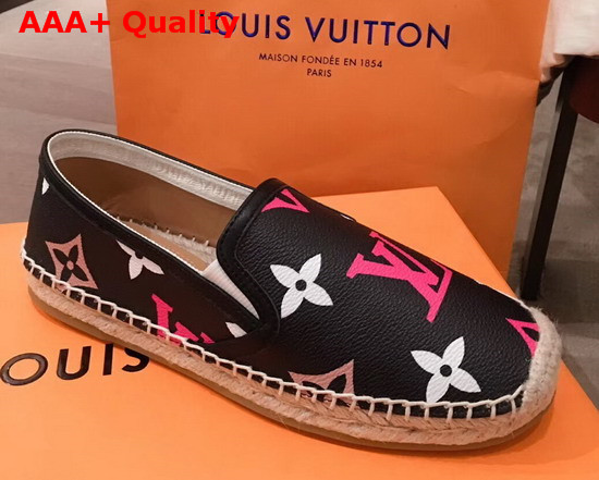 Louis Vuitton Bidart Espadrille Pink Monogram Giant Canvas Replica