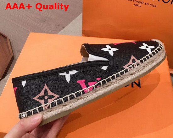 Louis Vuitton Bidart Espadrille Pink Monogram Giant Canvas Replica