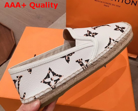 Louis Vuitton Bidart Espadrille White Monogram Giant Canvas Replica