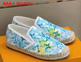 Louis Vuitton Bidart Espadrille White Pastel Monogram Textile 1A8J77 Replica