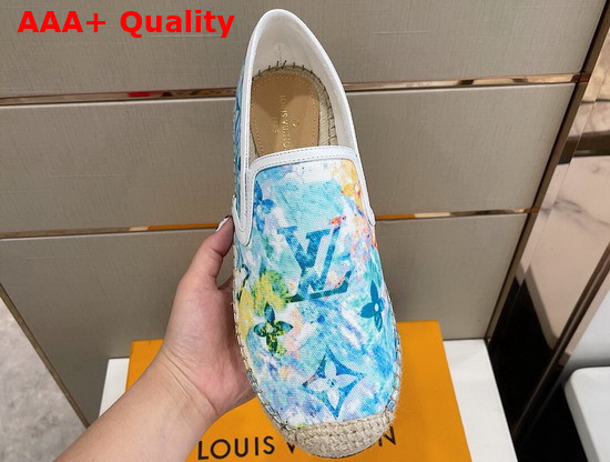 Louis Vuitton Bidart Espadrille White Pastel Monogram Textile 1A8J77 Replica