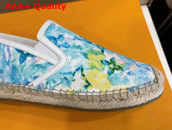 Louis Vuitton Bidart Espadrille White Pastel Monogram Textile 1A8J77 Replica