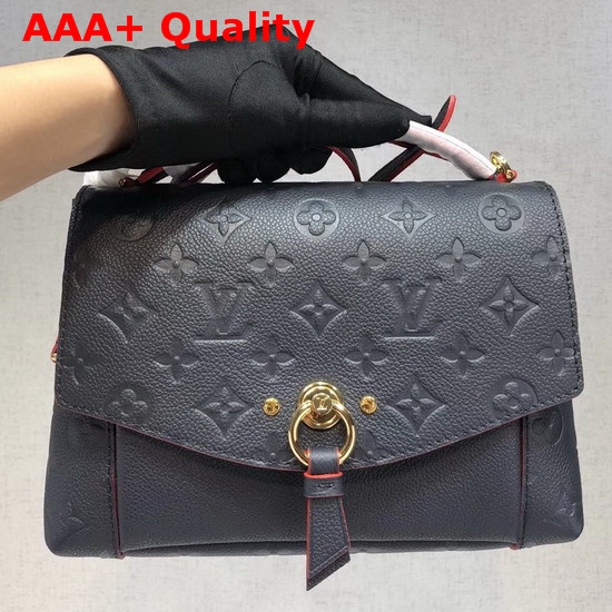 Louis Vuitton Blanche BB Monogram Empreinte Marine Rouge Replica