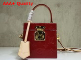 Louis Vuitton Bleecker Box Monogram Vernis Cerise Red M52464 Replica