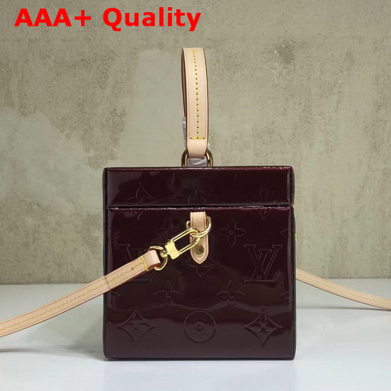 Louis Vuitton Bleecker Box Monogram Vernis Leather Amarante Replica