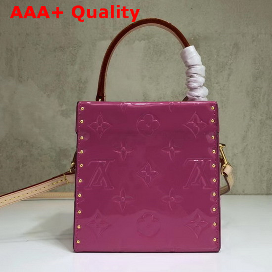 Louis Vuitton Bleecker Box Monogram Vernis Pink Replica