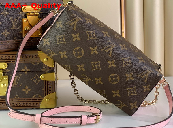 Louis Vuitton Bloom Pouch Rose Jasmin Pink Monogram Coated Canvas M11303 Replica