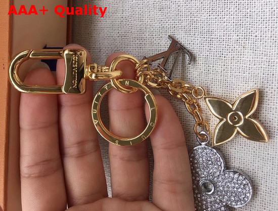 Louis Vuitton Blooming Flowers Strass Bag Charm and Key Holder Replica