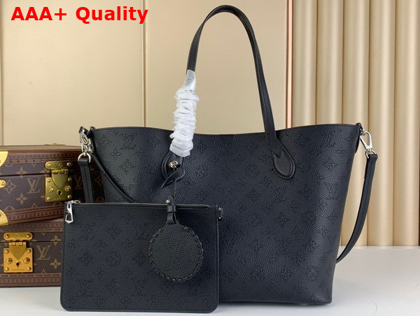 Louis Vuitton Blossom MM Tote Bag in Black Mahina Perforated Calfskin Leather M21851 Replica