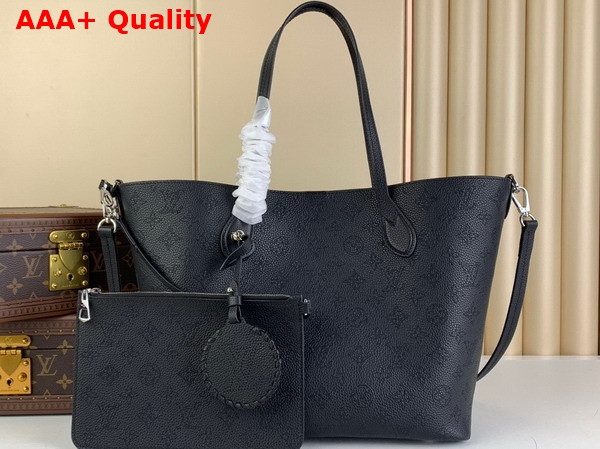 Louis Vuitton Blossom MM Tote in Black Mahina Perforated Calfskin Leather M21851 Replica